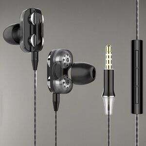 SLIVERSET Wired In-Ear Headphones, Headphones With 3.5mm Plug